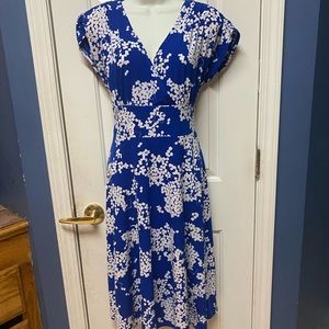 Scarlett Womens Floral V Neck Cut Out 